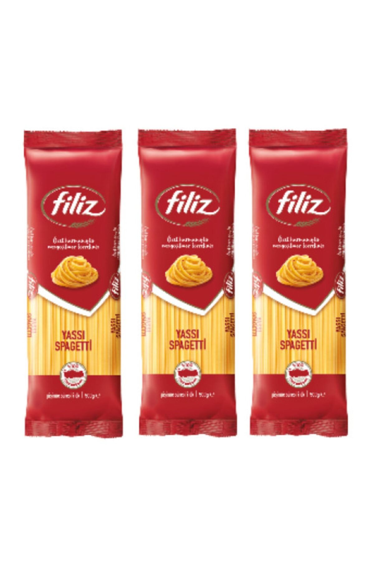 Filiz Yassı Spagetti 500 Gr. X 3 Adet Özel Harman resmi